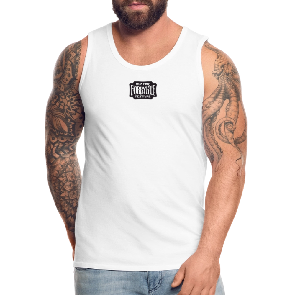 KFFF Logo Premium tanktop | Herre - hvid