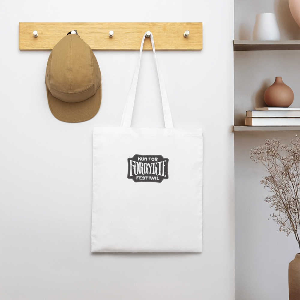 KFFF Logo Tote | Økologisk mulepose - hvid