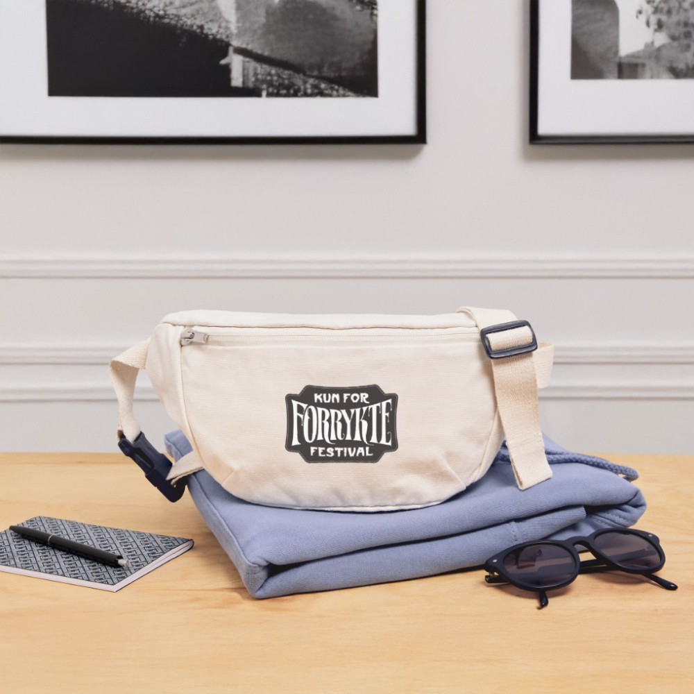 KFFF Logo bæltetaske | Recycled cotton / polyester - råhvid