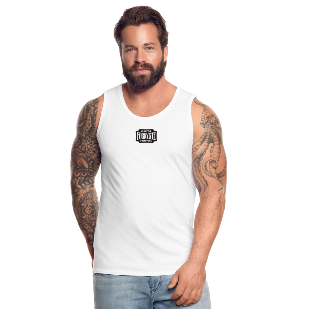 KFFF Logo Premium tanktop | Herre - hvid
