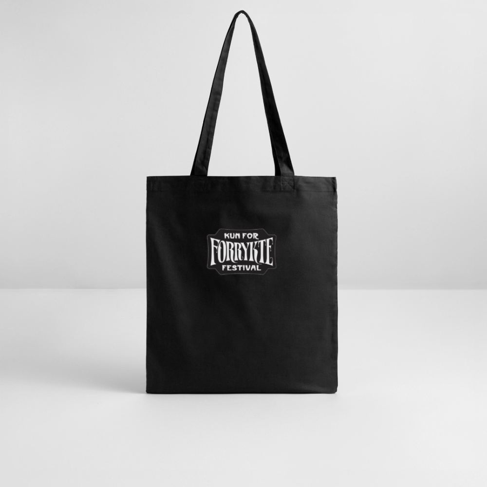 KFFF Logo Tote | Økologisk mulepose - sort