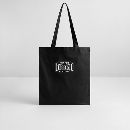 KFFF Logo Tote | Økologisk mulepose - sort