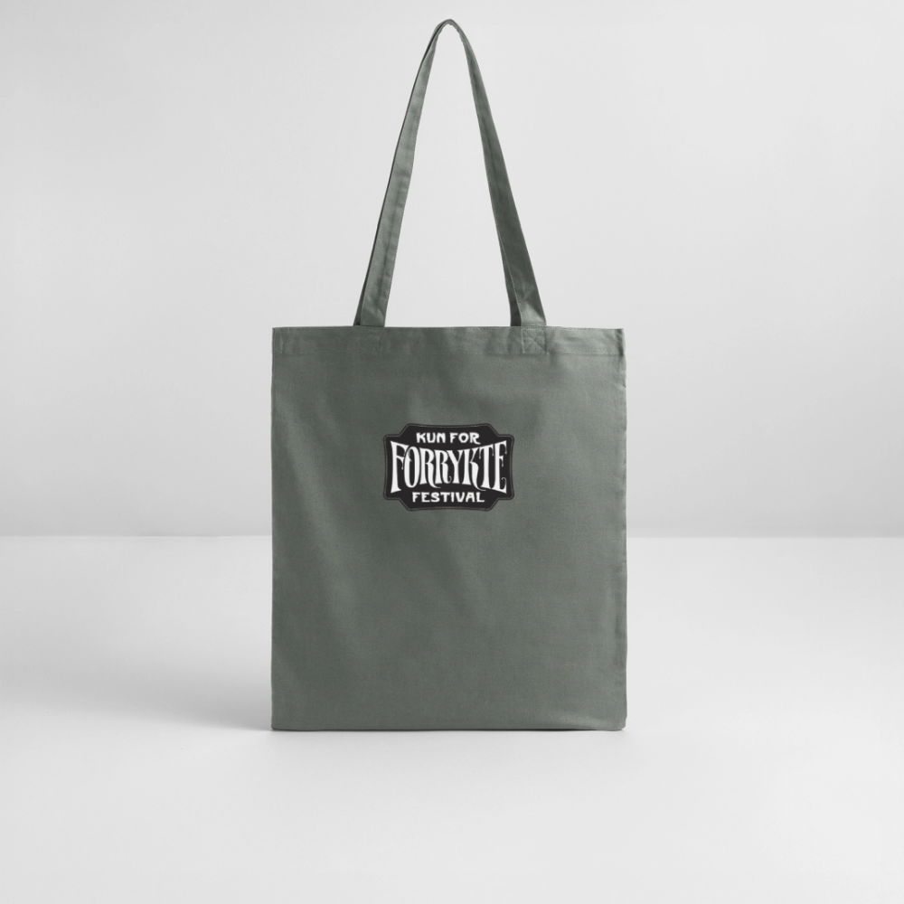 KFFF Logo Tote | Økologisk mulepose - charcoal