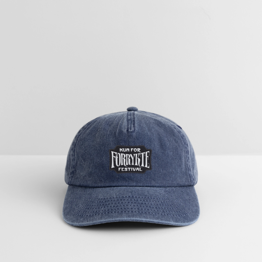 KFFF Logo Vintage Cap | Onesize - vintage-denim