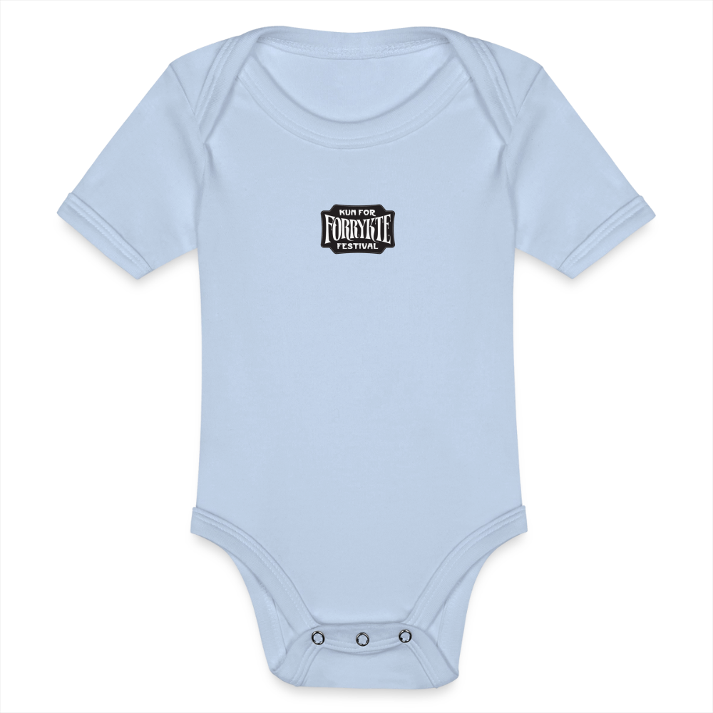 KFFF Logo Babybody | Organic Cotton - sky