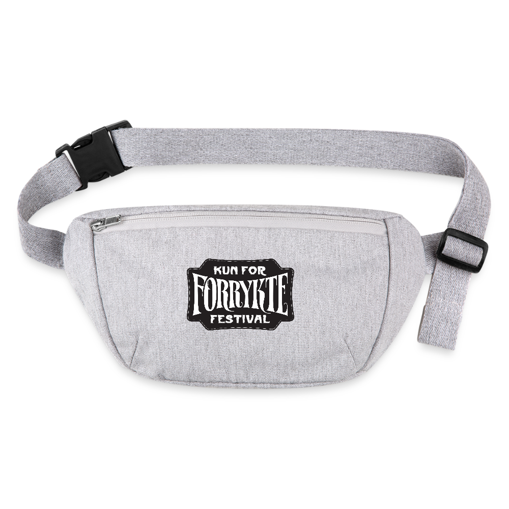 KFFF Logo bæltetaske |  Recycled cotton / polyester - grå meleret