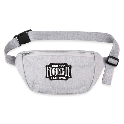 KFFF Logo bæltetaske |  Recycled cotton / polyester - grå meleret
