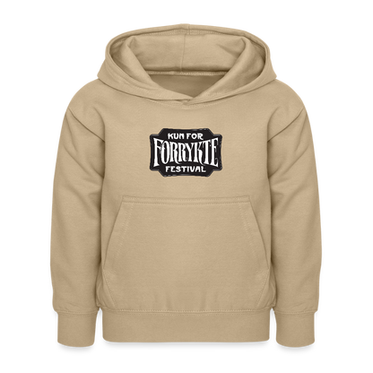 KFFF Logo Hoodie | KIDS - sand
