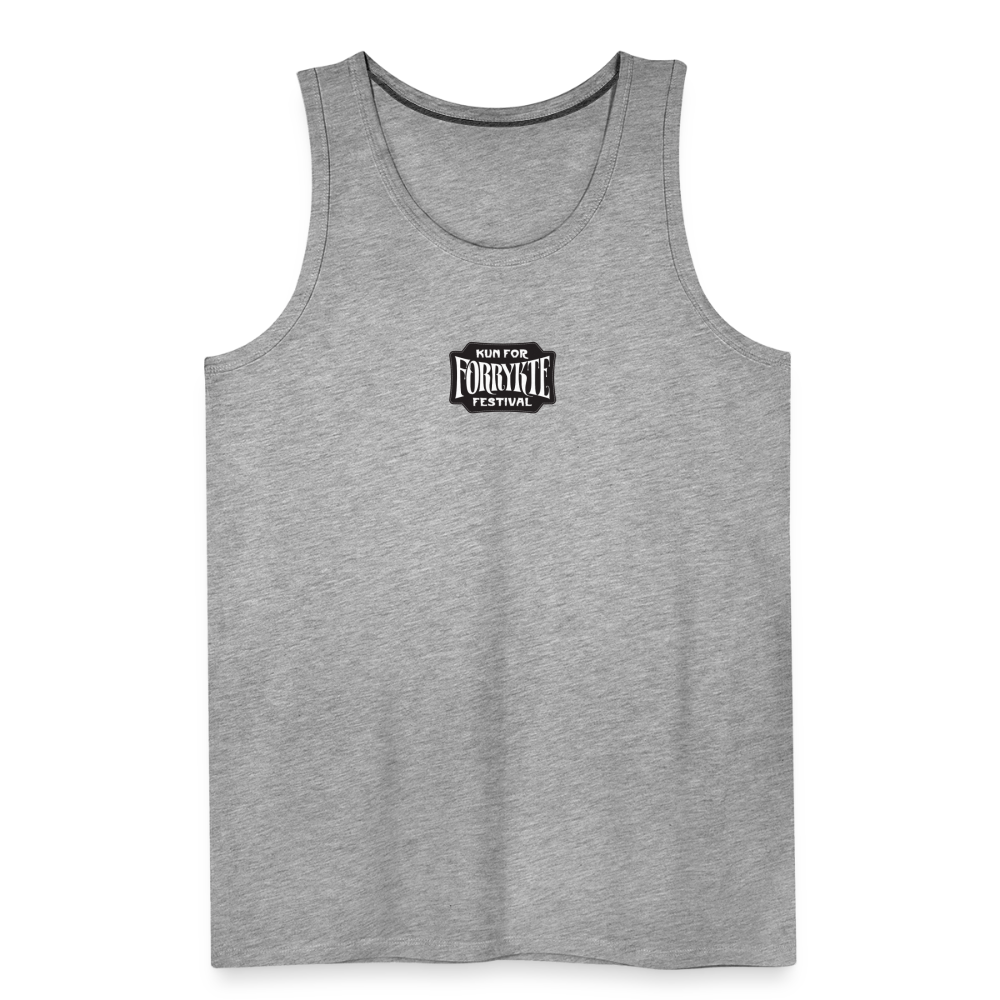 KFFF Logo Premium tanktop | Herre - grå meleret