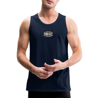 KFFF Logo Premium tanktop | Herre - marineblå