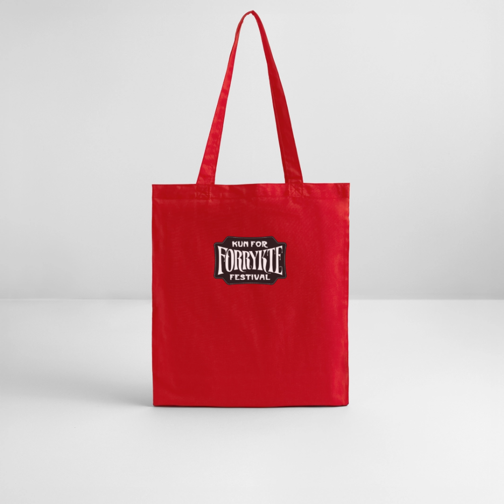 KFFF Logo Tote | Økologisk mulepose - rød