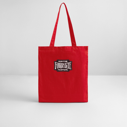 KFFF Logo Tote | Økologisk mulepose - rød