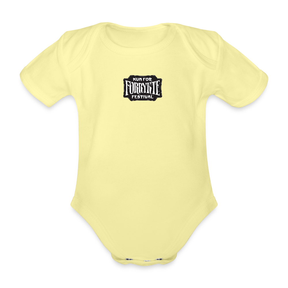 KFFF Logo Babybody | Organic Cotton - støvet gul