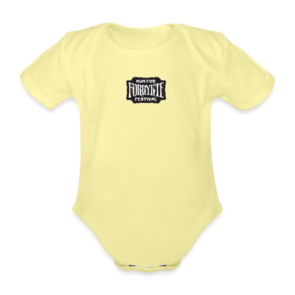 KFFF Logo Babybody | Organic Cotton - støvet gul