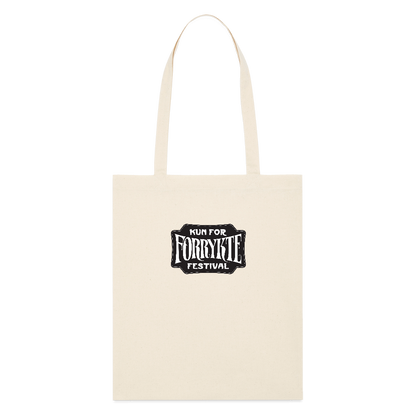 KFFF Logo Tote | Økologisk mulepose - hvid grå