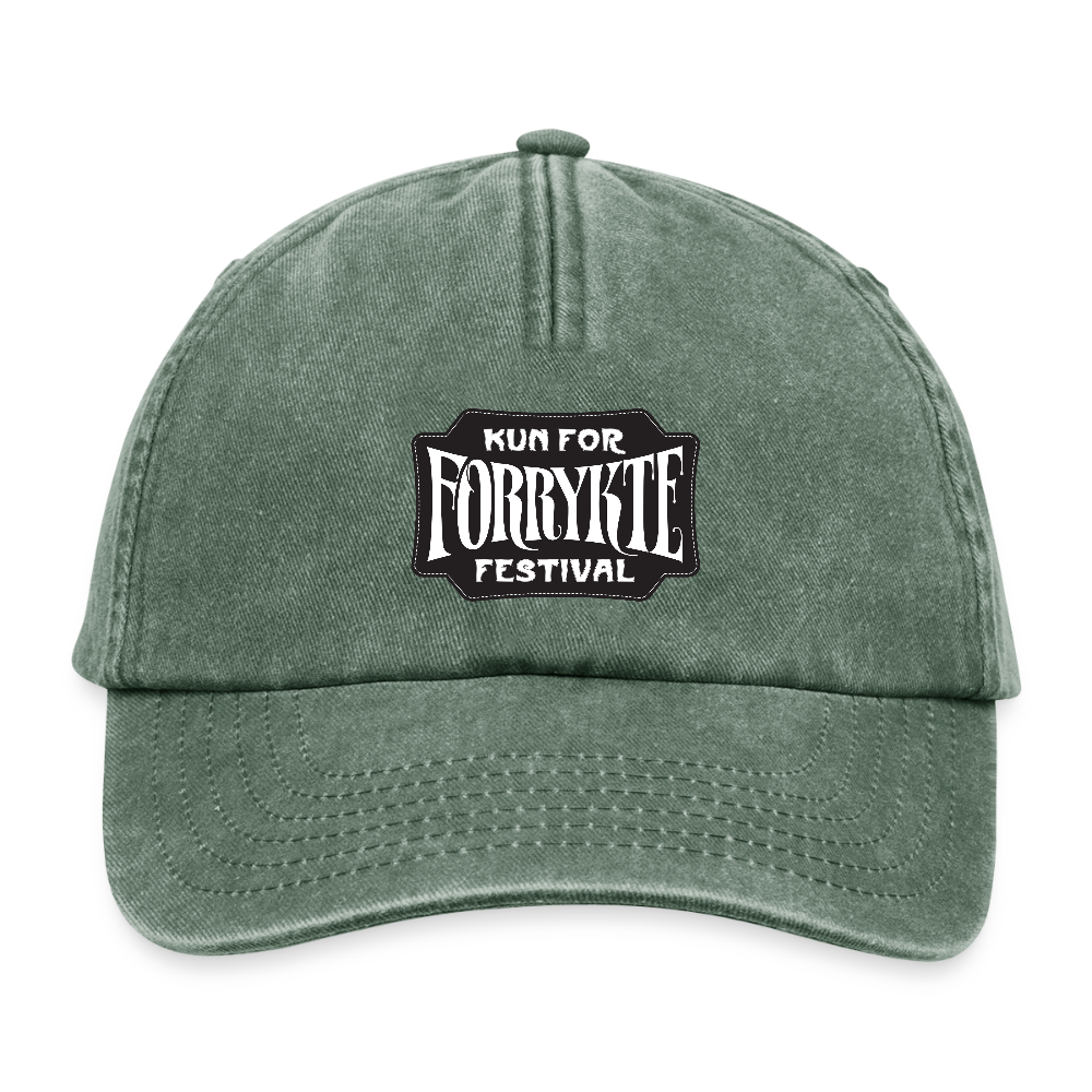 KFFF Logo Vintage Cap | Onesize - vintage-flaske grøn 