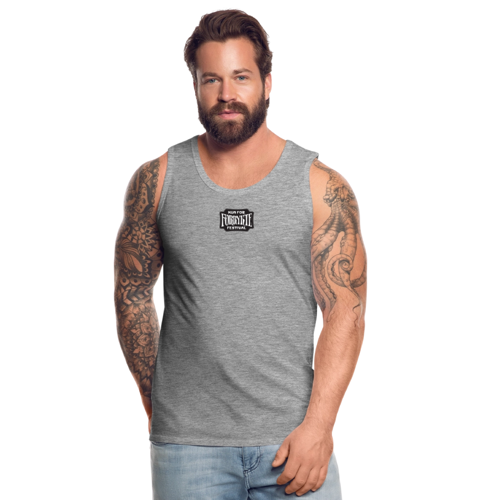 KFFF Logo Premium tanktop | Herre - grå meleret