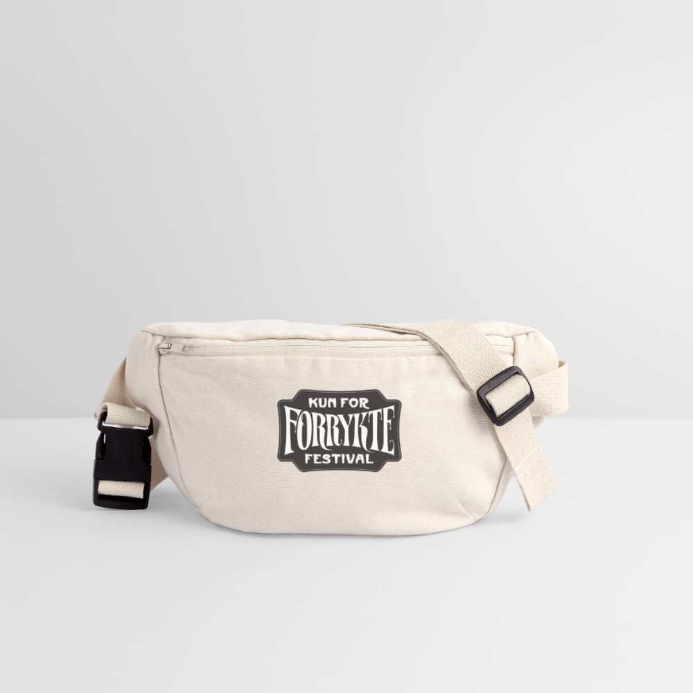 KFFF Logo bæltetaske |  Recycled cotton / polyester - råhvid