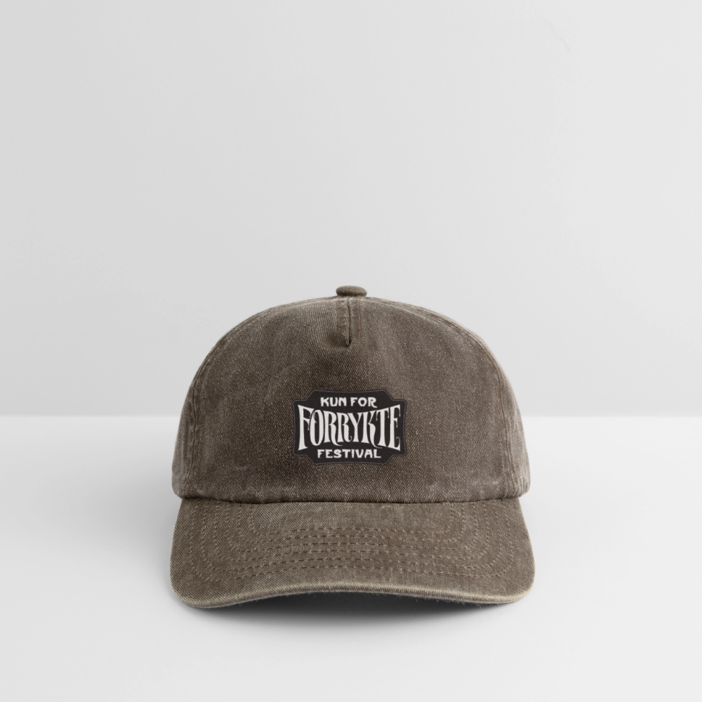 KFFF Logo Vintage Cap | Onesize - vintagebrun