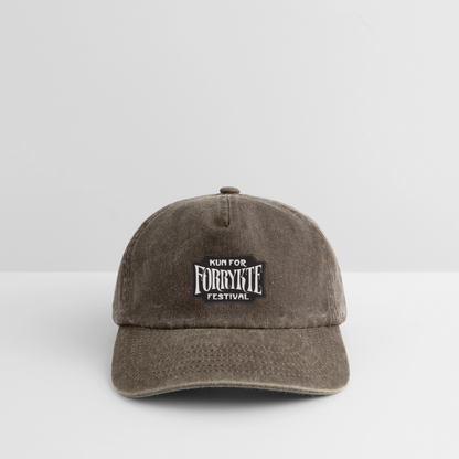 KFFF Logo Vintage Cap | Onesize - vintagebrun