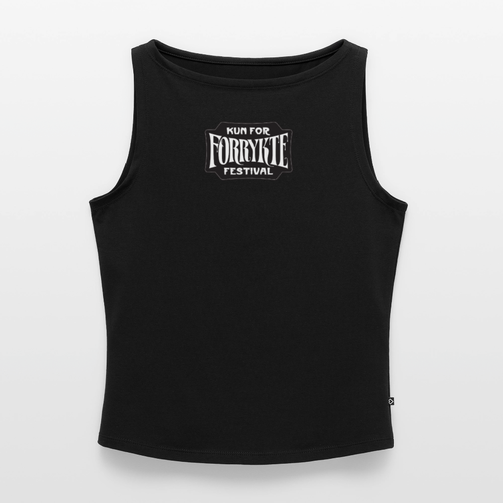 KFFF Logo Tank Crop Top | Kvinder - sort