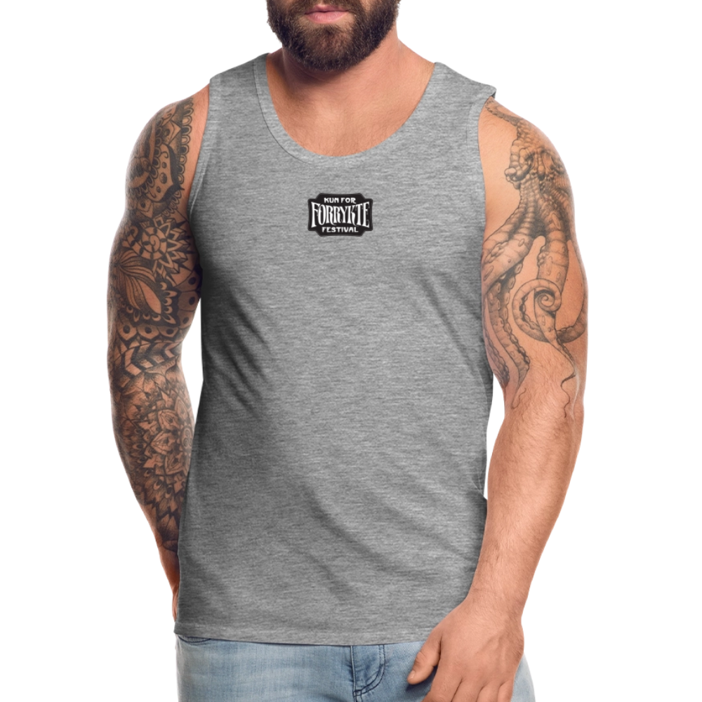 KFFF Logo Premium tanktop | Herre - grå meleret