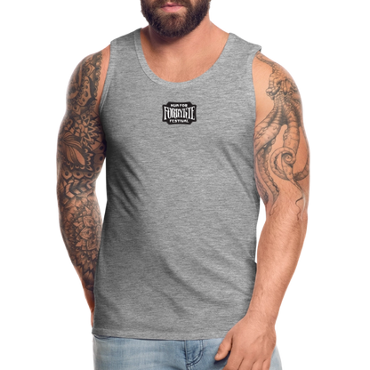 KFFF Logo Premium tanktop | Herre - grå meleret