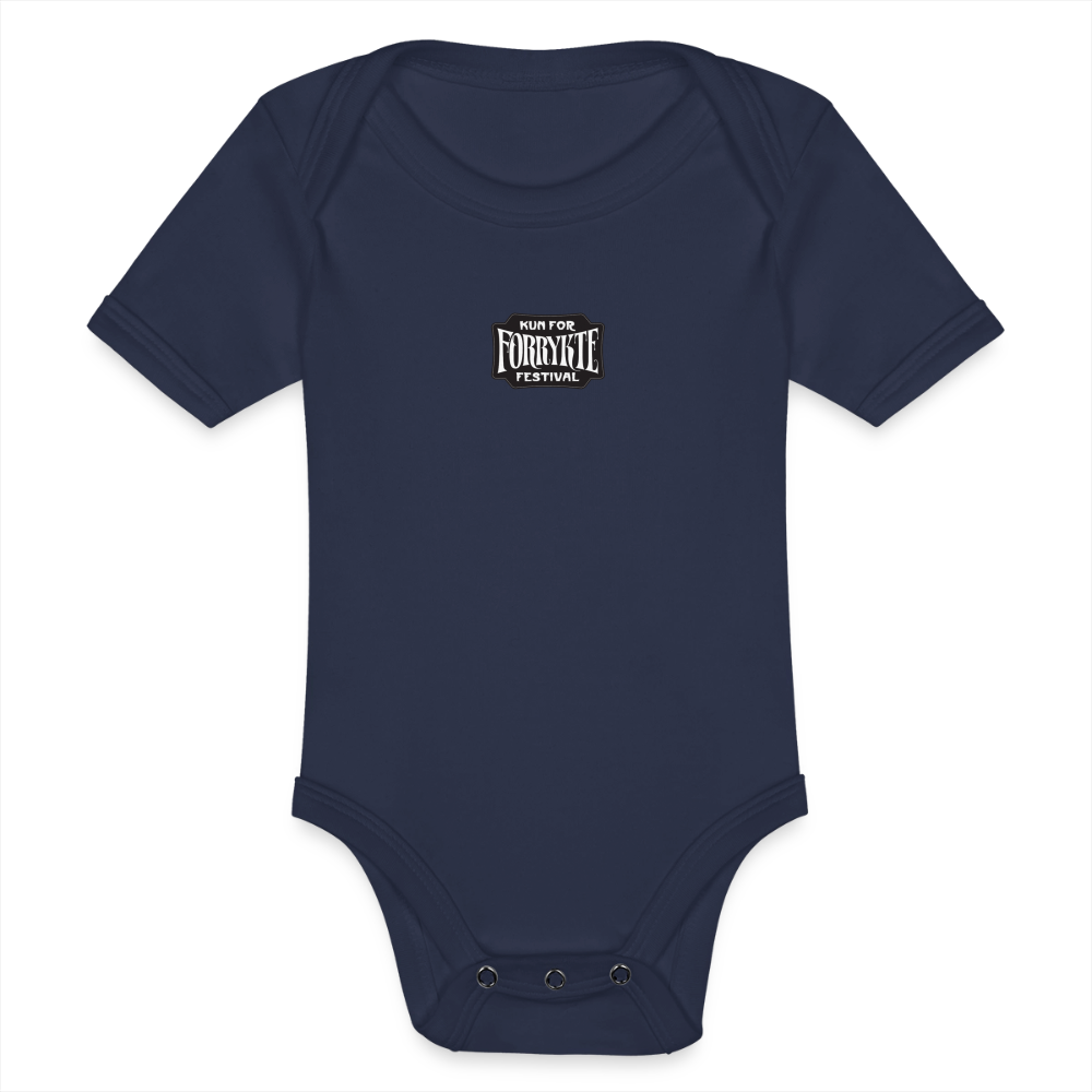 KFFF Logo Babybody | Organic Cotton - mørk marineblå