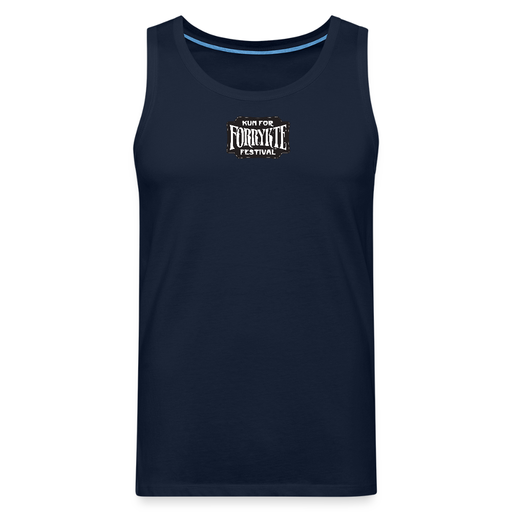 KFFF Logo Premium tanktop | Herre - marineblå