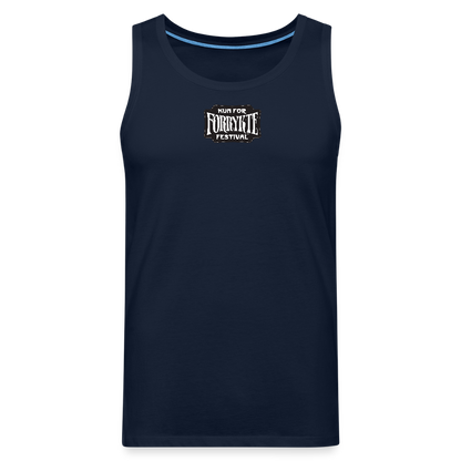 KFFF Logo Premium tanktop | Herre - marineblå