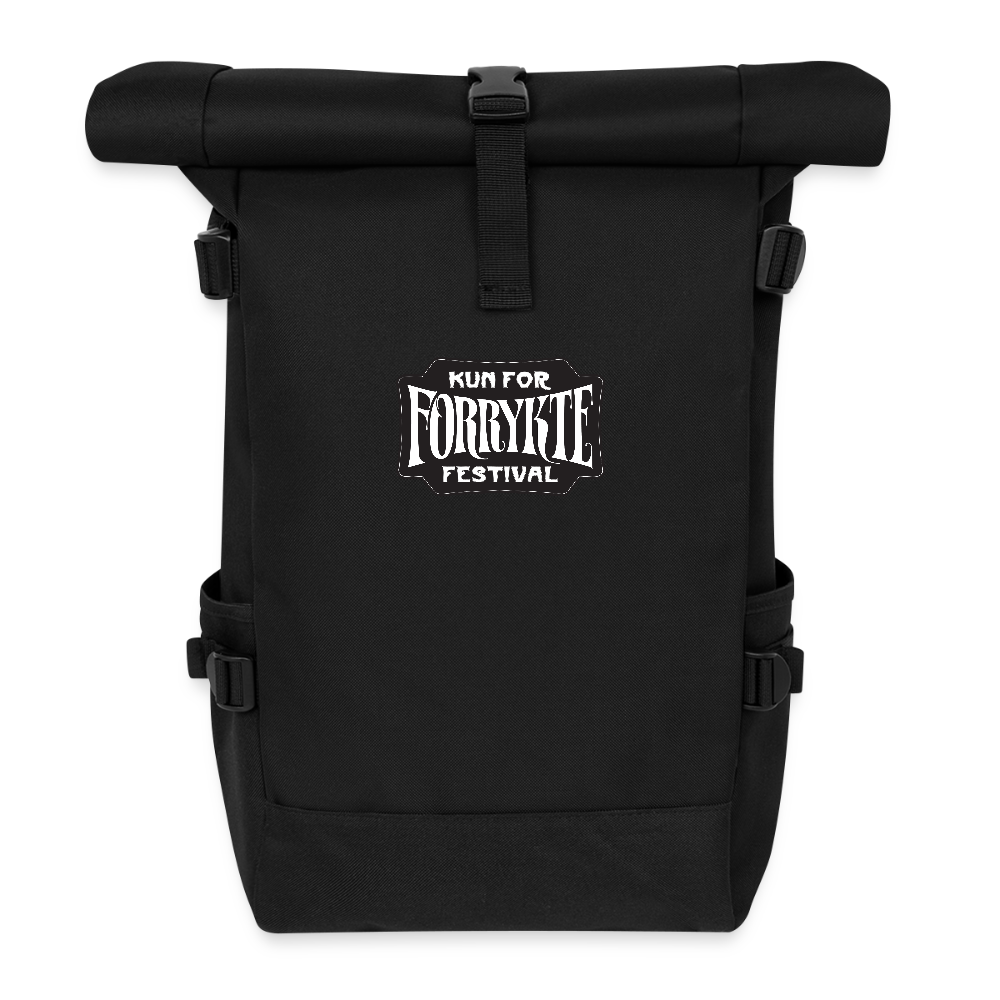 KFFF Logo Rolltop-rygsæk | Onesize - sort