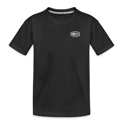 KFFF Logo Premium T-shirt | KIDS | Organic Cotton - sort