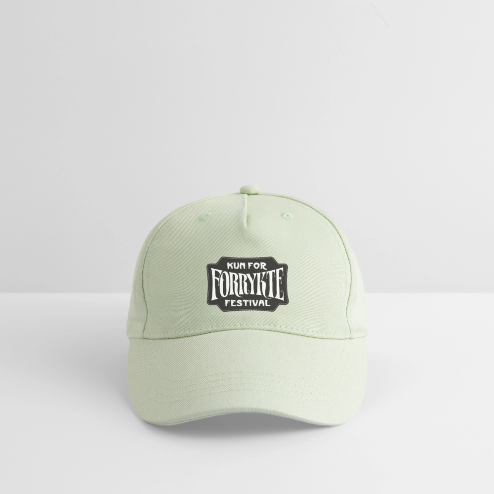 KFFF Logo Cap til børn | Organic Cotton - lys mintgrøn