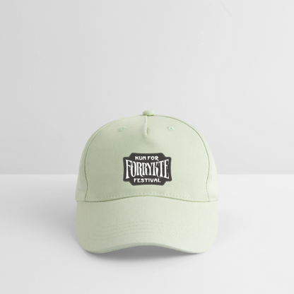 KFFF Logo Cap til børn | Organic Cotton - lys mintgrøn