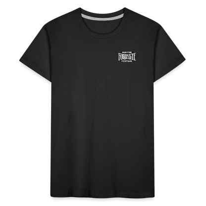 KFFF Logo Premium T-shirt | KIDS | Organic Cotton - sort