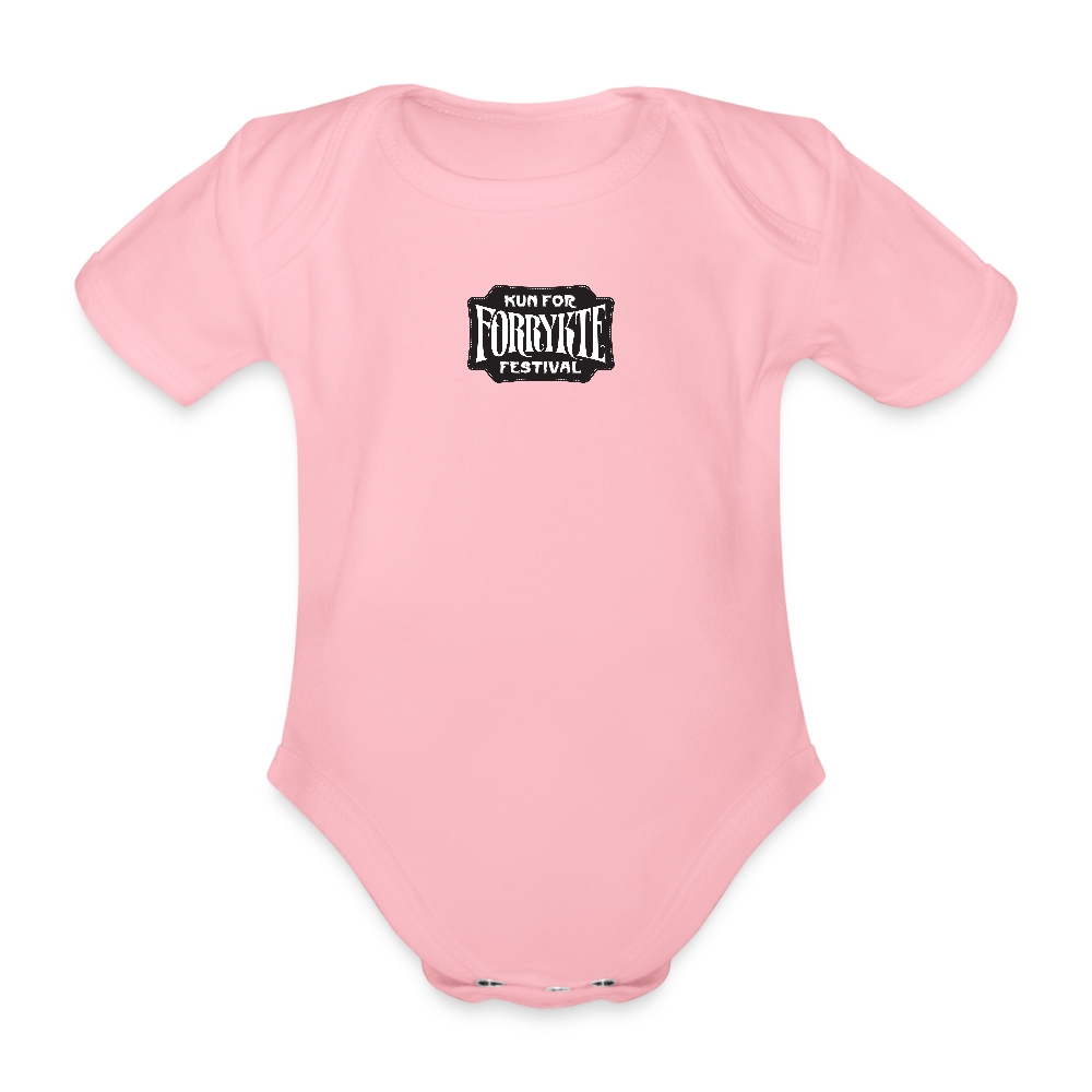 KFFF Logo Babybody | Organic Cotton - lyserød