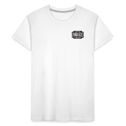 KFFF Logo Premium T-shirt | KIDS | Organic Cotton - hvid