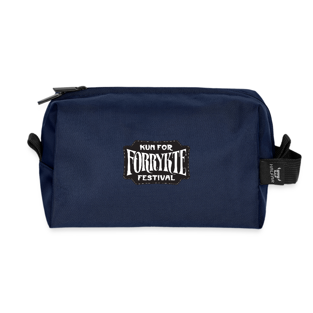 KFFF Logo Zip Bag | Toilettaske | Recycled - marineblå