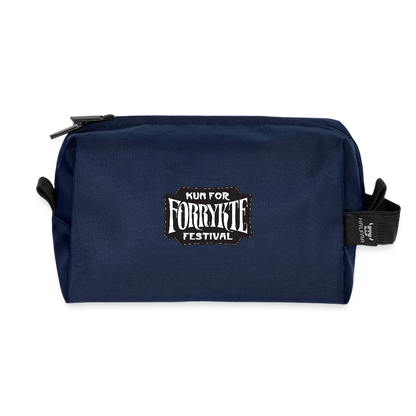 KFFF Logo Zip Bag | Toilettaske | Recycled - marineblå