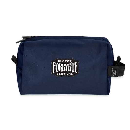 KFFF Logo Zip Bag | Toilettaske | Recycled - marineblå