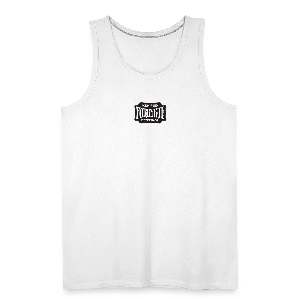 KFFF Logo Premium tanktop | Herre - hvid