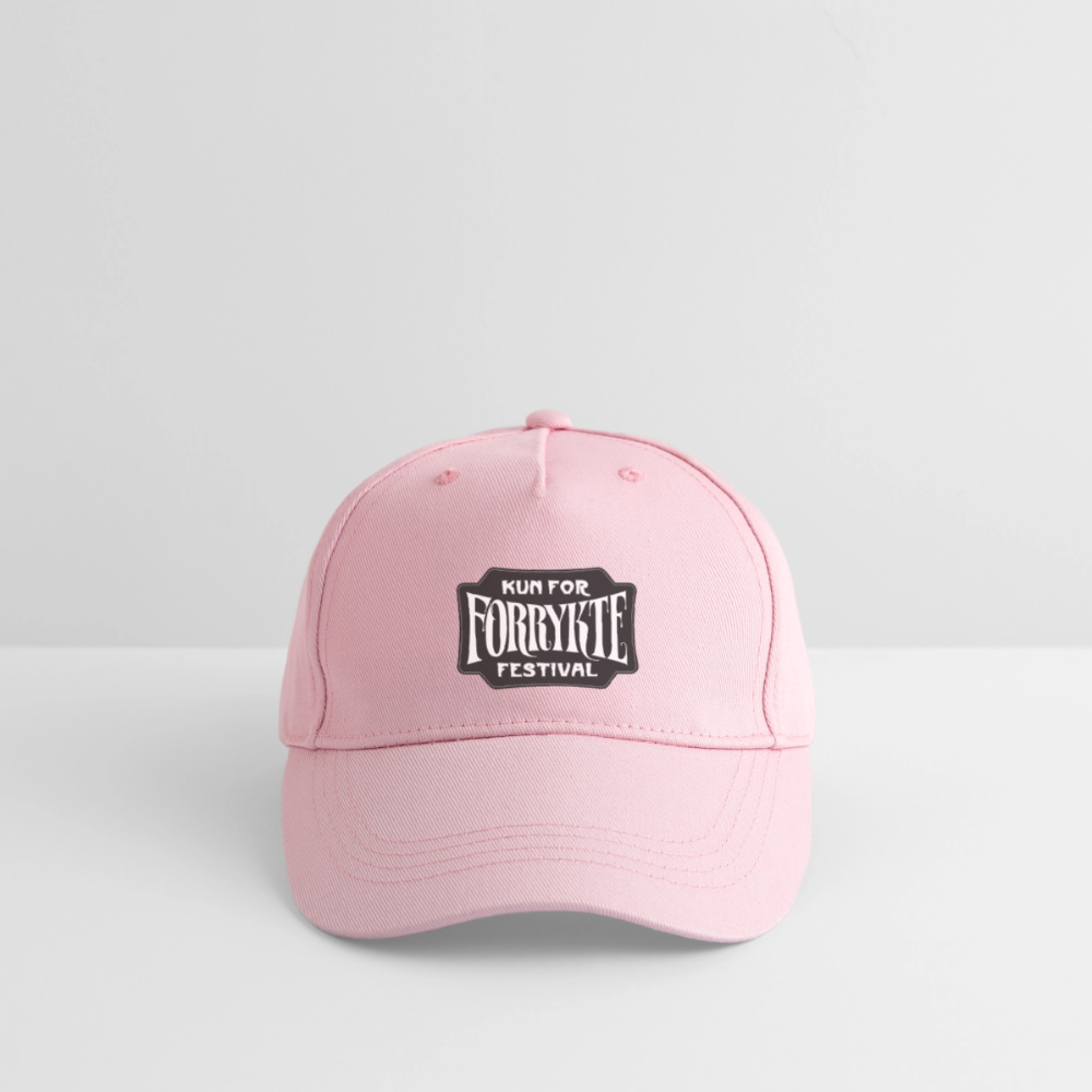 KFFF Logo Cap til børn | Organic Cotton - lys rosa
