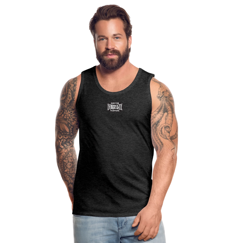 KFFF Logo Premium tanktop | Herre - charcoal
