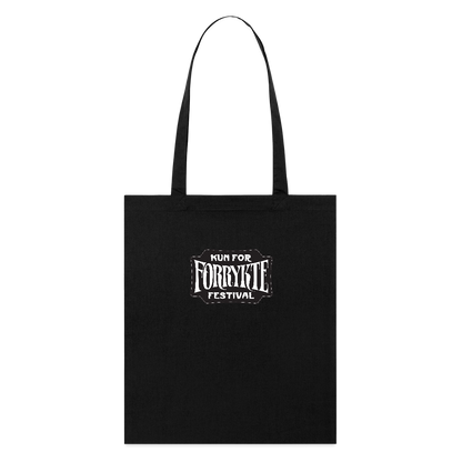 KFFF Logo Tote | Økologisk mulepose - sort