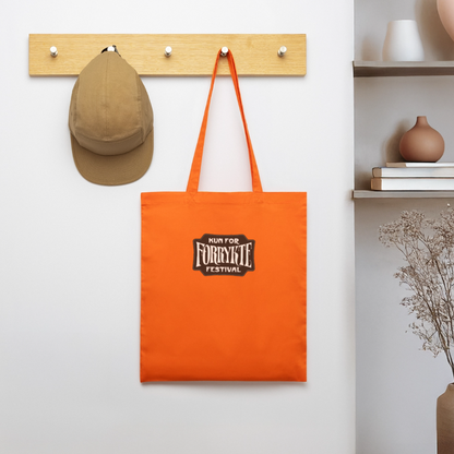 KFFF Logo Tote | Økologisk mulepose - mørk orange