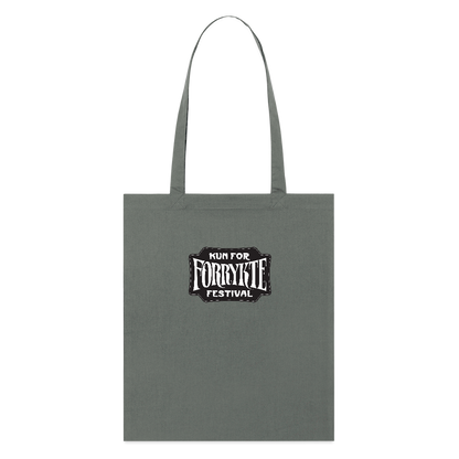 KFFF Logo Tote | Økologisk mulepose - charcoal