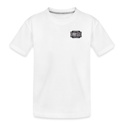 KFFF Logo Premium T-shirt | KIDS | Organic Cotton - hvid