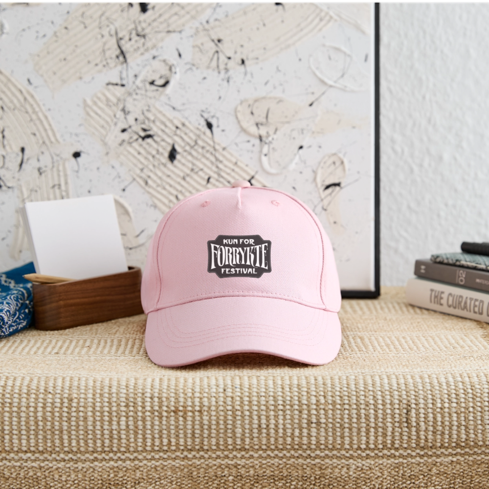 KFFF Logo Cap til børn | Organic Cotton - lys rosa