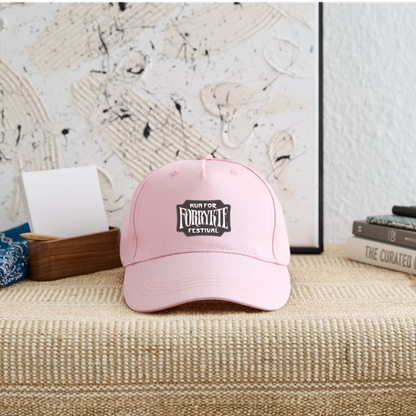 KFFF Logo Cap til børn | Organic Cotton - lys rosa