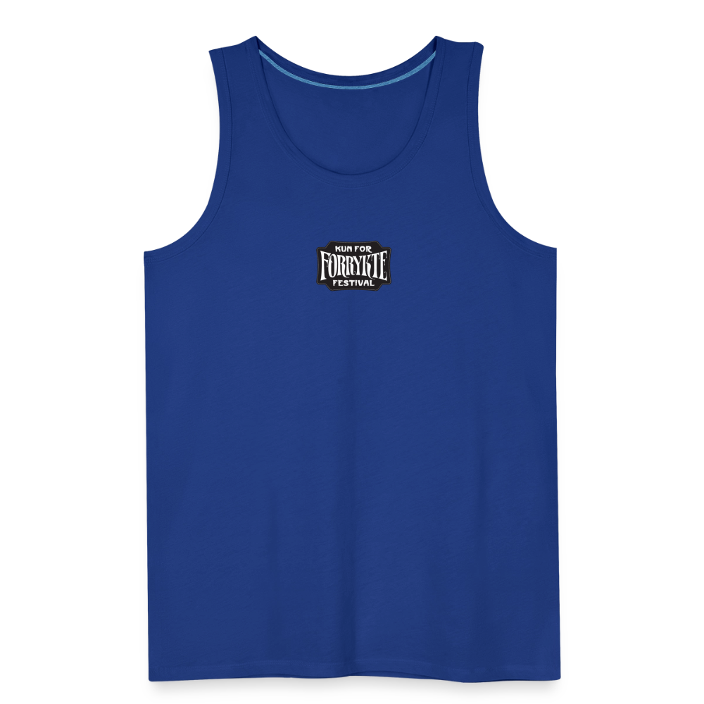 KFFF Logo Premium tanktop | Herre - kongeblå
